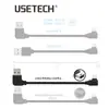 Cabo de Dados Tipo-C Mais Vendido para Câmera de Painel Curto USB para Carro Tipo-C Duplo Cotovelo Cabo de Dados