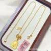 Tienda de Oro Mismo Estilo Set de Collares de Moda Chapados en Oro, Elegante Collar Brújula de Ocho Tesoros, Cadena Larga para Suéter Disco de Calabaza, Estilo Chino Versátil para Mujeres