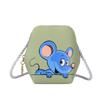 Mini Bolsa Pequeña 2024 Linda Bolsa de Concha con Graffiti Bolso Cruzado para Niños Bolso Cruzado Pequeño de Princesa para Cambios Bolsa de Dibujos Animados para Mujeres