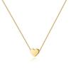 Europa y Estados Unidos transfronterizo exquisito compacto cuadrado circón de cristal lindo con forma de corazón collar verano mujer nuevo moda joyería collar