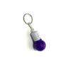 Llavero con bombilla LED luminosa, colorido, creativo, pequeño regalo, colgante, joyería novedosa, venta al por mayor