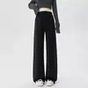 Pantalones de Maternidad 2026 Nuevo Estilo Primavera/Otoño No Oprimen el Vientre Pierna Ancha Pierna Recta Versátiles Pantalones Casuales Ropa de Maternidad