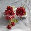 Rosa artificial de 5 cabezas rosa laifei flor guía para camino de boda peonía decoración para el hogar rosa camelia comercio exterior flor de seda falsa