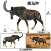 Simulación Cognitiva Animal Sólido Aves de Corral Ganado Burro Modelo Cría Burro Manchado Burro Juguete Burro Adornos