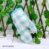 Guantes Aislantes para Suegra, Guantes a Cuadros Resistentes al Calor, Guantes Aislados Pequeños y Frescos para Niños, Guantes Familiares para Horno de Microondas