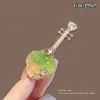 Pinza para el pelo única y hermosa con forma de pipa para mujer, pinza lateral para flequillo, pinza para el pelo de la frente, pinza de pico de pato sin costuras, accesorio para el pelo, pasador