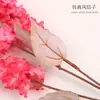 Nuevas flores de jacinto artificiales en tallos largos para escenario de hotel y decoración de bodas, flores de glicinia para decoración de interiores, al por mayor