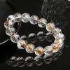 Pulsera de Diamante Natural Brillante, Anillo de Citrino Negro Brillante de la Suerte, Cristal Cotang del Mar de China Oriental al por Mayor
