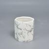Em estoque 160ml Estilo Europeu Simples Octogonal Cerâmica Aromaterapia Vela Copo Velas Perfumadas Porta-velas fosco