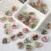 Nuevo Estilo Cuentas Sueltas de Corazón Difuminado Esmaltado Cuentas Esmaltadas Hecho a Mano Material DIY Pulsera Collar Accesorios de Joyería