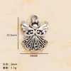Yiwu Joyería Aleación Accesorios para Joyería DIY Alas de Ángel Colgante Hueco Pendientes Colgantes Collar Accesorios Hechos a Mano