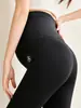 Leggings de Piel de Tiburón para Maternidad para Uso al Aire Libre, Leggings de Maternidad Delgados de Talla Grande para Primavera/Verano para Mujer, Pantalones sin Costuras con Soporte para el Vientre