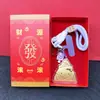 Festival do Barco-Dragão Lembrança Gato Dourado Kt Zongzi Chaveiro Pingente Corrente de Celular Acessório Promoção para Transmissão ao Vivo Pequeno Ornamento