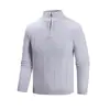 2025 Amazon Otoño e Invierno Nuevo Jersey de Punto para Hombre con Cuello Alto y Media Cremallera Tops para Hombre