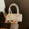 2025 Nuevo Bolso de Mano de Verano de Corea del Sur Bolso Pequeño Bolso para Mujer de Alto Grado Lunares Nicho Bolso Almohada Bolso de Hombro Cruzado