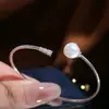 Accesorios DIY Plata de Ley S925 Clásico Pulsera de Perlas con Tres Diamantes Montura Simple Versátil Montura de Plata 8-12