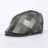 Nuevos Sombreros de Primavera 2026 para Hombres y Mujeres, Boinas, Gorras de Pico Retro Británicas, Gorras de Béisbol a Cuadros Mosaico