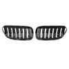 Adecuado para BMW Serie 6 E63 03-10 años modificado negro brillante doble línea barras paralelas malla central rejilla frontal fábrica al por mayor