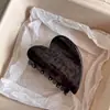 Grampo de Cabelo Delicado com Bolinhas Estilo Coreano, Presilha Grande de Alto Padrão para Penteados no Topo da Cabeça, Elegante Acessório de Cabelo Tubarão para Meninas