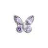 Pendientes de Mariposa de Diamante de Aleación de Titanio F136 Clavos para Lóbulo de la Oreja de Diamante 5A Joyería para Piercings Accesorios de Joyería Joyería