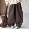 Conjunto de Sudadera con Capucha para Niñas 2026 Elegante Nuevo Conjunto Casual Holgado de Dos Piezas Estilo Coreano para Niños Moderno