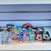 Portatarjetas deslizante Snoopy de comercio exterior, funda protectora linda de gato KT para tarjeta de acceso al campus y de autobús, cordón para tarjeta de acceso al metro