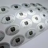 Etiquetas Autoadhesivas Color Personalizado Impresión Pequeño Lote Impermeables PVC Pet Plateado Mate Pegatinas de Dragón con Adhesivo