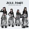 Disfraz de danza jazz para niñas, genial y elegante, estilo hip-hop urbano, atuendo de actuación de manga larga, modelo de actuación de danza JAZZ para niños