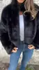 Chaqueta informal con cremallera y cuello alto de piel sintética para mujer, otoño e invierno, transfronteriza, de Amazon 2024, para mujer europea y americana