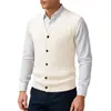 Nuevo Chaleco Suéter de Punto Casual con Cuello en V para Hombre Transfronterizo 2026