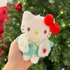 Nuevo Llavero de Peluche Original Hello Kitty DIY Grande "Camarón" Muñeca Linda Colgante para Bolsa