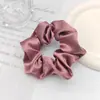 Goma para el pelo de satén con cristal vintage transfronteriza, alta elasticidad, para mujeres coreanas, Amazon, goma de tela de color sólido