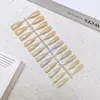 Tiras para Unhas de Manicure Olho de Gato com 24 Peças, Venda Direta de Fábrica de Diversas Unhas Prontas, Unhas Postiças Usáveis Atacado Personalização