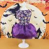 Vestido de Malla para Perro Fiesta de Halloween para Mascotas, Disfraz Festivo, Exquisito Estilo Europeo y Americano, Diseño Delgado
