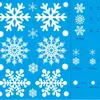 Pegatinas navideñas para vidrio, exquisitas pegatinas estáticas extraíbles, pegatinas navideñas combinadas para ventanas, decoraciones navideñas 2023, nuevas