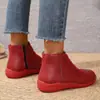 Botas Europeias e Americanas de Corte Baixo Estilo Britânico 2024 Botas Femininas Novas Outono e Inverno Tamanho Grande Botas Britânicas Botas Curtas Casuais