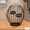 Artefacto de Almacenamiento para Cápsulas de Café Estante de Almacenamiento con Forma de Taza de Hierro Forjado Estante de Exhibición para Snacks y Dulces Decoración de Cafetería Estilo Nórdico