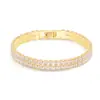 Estilo Europeu e Americano Cor Pura Retrô Diamante Colorido Zircônia Cravejada Conjunto de Joias Colar Pulseira que Não Desbota Joias de Exportação Mais Vendidas
