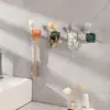 Lixeira de Banheiro Caixa de Lenços Tapete para Pés Vaso Sanitário Desenho Animado Fofo Pegada Decoração de Sapato Acessórios para Braço Robótico DIY