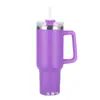 Nueva Taza de Coche Grande de 40 oz con Asa de Acero Inoxidable para Hielo Taza Térmica Portátil para Exteriores