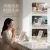Espejo de Maquillaje LED Popular Transfronterizo, Espejo Plegable tipo Flip Portátil, Espejo para Retoques de Maquillaje Sobre la Marcha, Espejo de Viaje Recargable