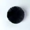 Pompones de Piel Sintética de Conejo al por Mayor en Stock, Accesorios DIY para Ropa, Zapatos, Sombreros, Llaveros y Colgantes para Bolsos