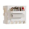 Estante de Almacenamiento Magnético sin Taladro para Calentador de Agua, Deflector Decorativo de Tubería de Gas para Pared, Organizador