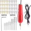 Kit de herramienta DIY para hacer perforaciones en pulseras de cuentas, muñecas, joyería y accesorios, nuevo taladro eléctrico USB rojo transfronterizo