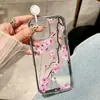 Adecuado para iPhone 17 Promaxins Estilo Rosa Flor de Cerezo Funda Protectora para Teléfono Móvil 15/16 Agujero Grande 14Pro Estilo Sencillo