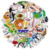 Adesivos Decorativos Graffiti Esportivos de Beisebol à Prova d'Água para Copo d'Água e Computador - 50 unidades - Transfronteiriço - Adesivos Criativos de Beisebol