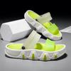 Sandalias de Suela Gruesa con Sensación de Caca de Celebridad Cibernética para Parejas, Casuales, Combinables con Todo, Antideslizantes, Bidireccionales, Zapatillas para la Playa