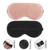 Mascarilla de Ojos de Seda que Bloquea la Luz y No Presiona los Ojos, Doble Cara de Seda de Morera con Logo, Mascarilla de Dormir de Seda, Antiácaros, Material Protector para los Ojos, Ligera y Delgada