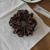 Diadema de Tela con Estampado de Leopardo del Mismo Estilo que una Bloguera Coreana para Mujer, Diadema de Alta Gama, Cuerda para el Cabello, Accesorios para el Cabello, Cabeza de Bola