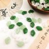 Nuevo broche de acacia de esmalte de color jade imitación chino, hoja de loto, mariposa mixta al por mayor, accesorios de joyería DIY al por mayor